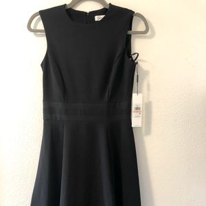 NWT-Calvin Klein office/cocktail black dress. sz 2